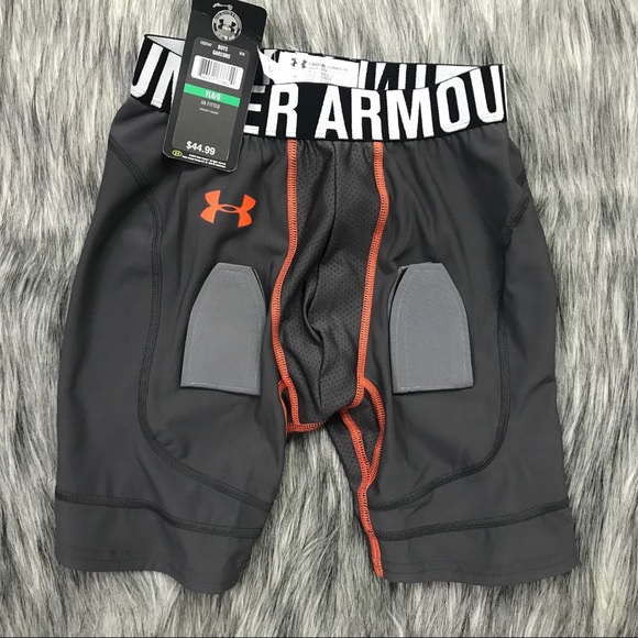 under armour hockey compression shorts